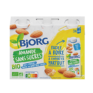 Bjorg lait d'amande sans sucres 25cl x3