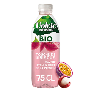 Infusion Volvic Hibiscus et Litchi 75cl x6