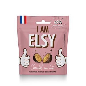  sachets billes chocolat au lait ELSY 50g x16