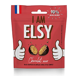  sachets billes chocolat noir ELSY 50g x16