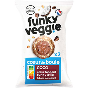 Coeur de boule coco Funky Veggie x12