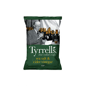 Chips Tyrrells vinaigre et sel 40g x 18 