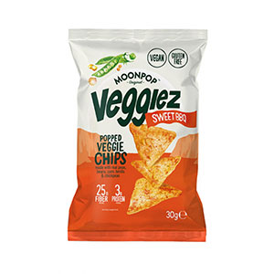 Chips veggiez BBQ Moonpop 30g x12 