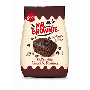 8 brownies au chocolat Mr Brownie 200g x12
