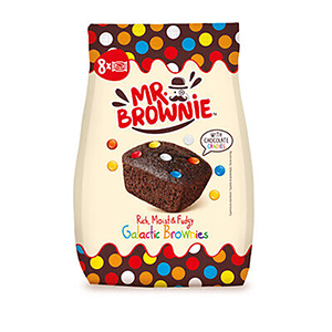 8 brownies choco avec bonbons Mr Brownie 200g x12