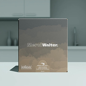 Cube d'eau minérale VERT 10L Merci Walter 