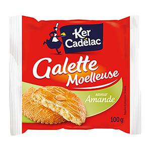 Galette Moelleuse saveur amande 100g x24