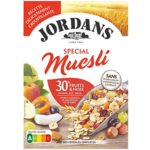 Spécial muesli fruit et noix Jordans 750g