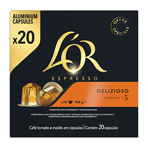 Capsules Delizioso intensitÃ© 5 l'OR x20