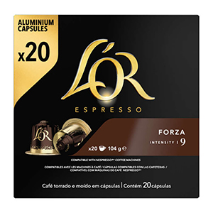 Capsules Forza intensitÃ© 9 L'OR x20