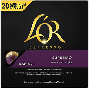 Capsules supremo intensitÃ© 10 L'OR x20