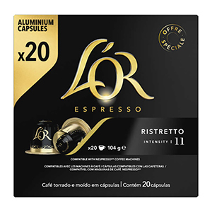 Capsules ristretto L'OR x20