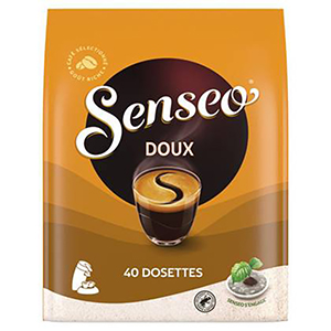 Café dosettes Senseo doux x40