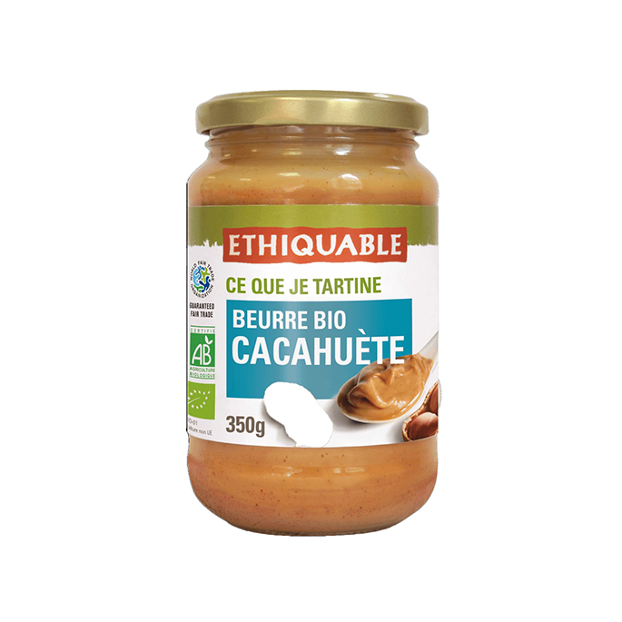 Beurre de cacahuète bio Ethiquable 350g
