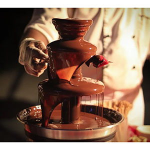 Animation fontaine de chocolat 