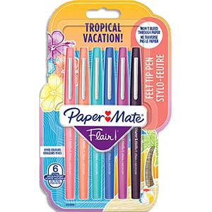 Etui de 6 feutres - PAPERMATE