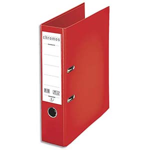 Lot de 10 classeurs rouge - ESSELTE