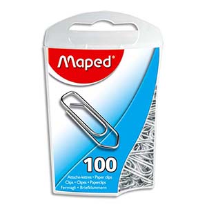 Boite de 100 trombones - MAPED 