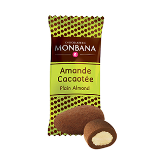 200 amandes cacaotées Monbana de 3g