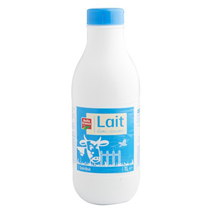 Lait demi-écrémé 1L x 6