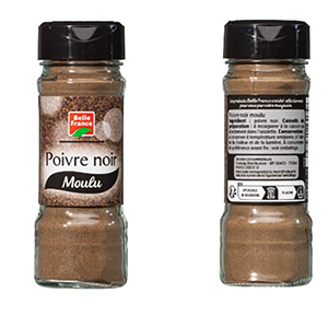 Poivre noir moulu 50g