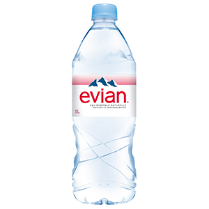 Bouteille d'eau minérale Evian - 1,5 L pas cher