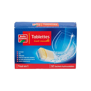 32 pastilles lave-vaisselle 5 en 1