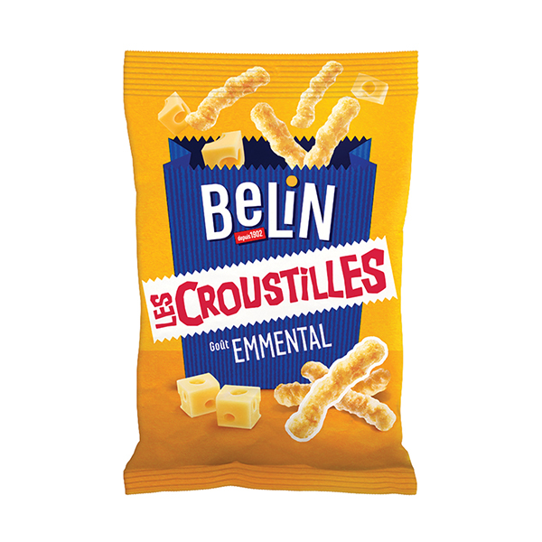 Juste à temps vous propose le Sachet de Croustilles au fromage Belin 90g en  livraison au bureau. - Achat pas cher