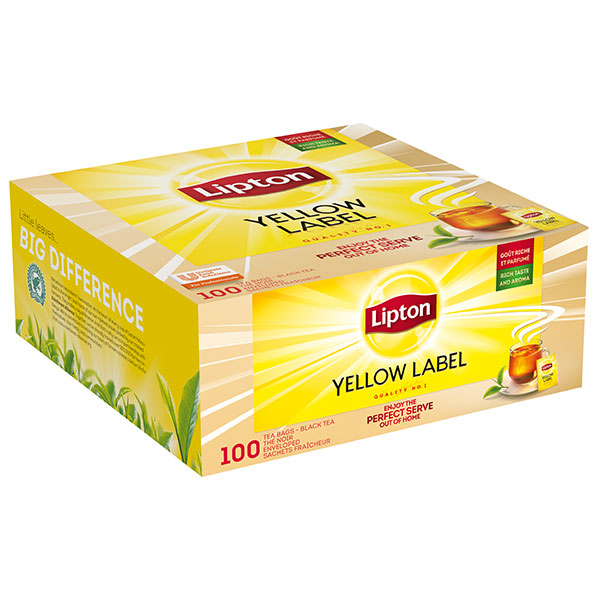 Thé Lipton Yellow Label x100 sachets - Cdiscount Au quotidien