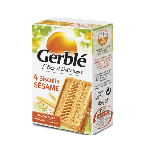 Gerble Biscuits sésame chocolat -  Chocolats