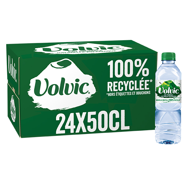 Eau minérale plate Volvic bouteille de 1,5 L - Carton de 12